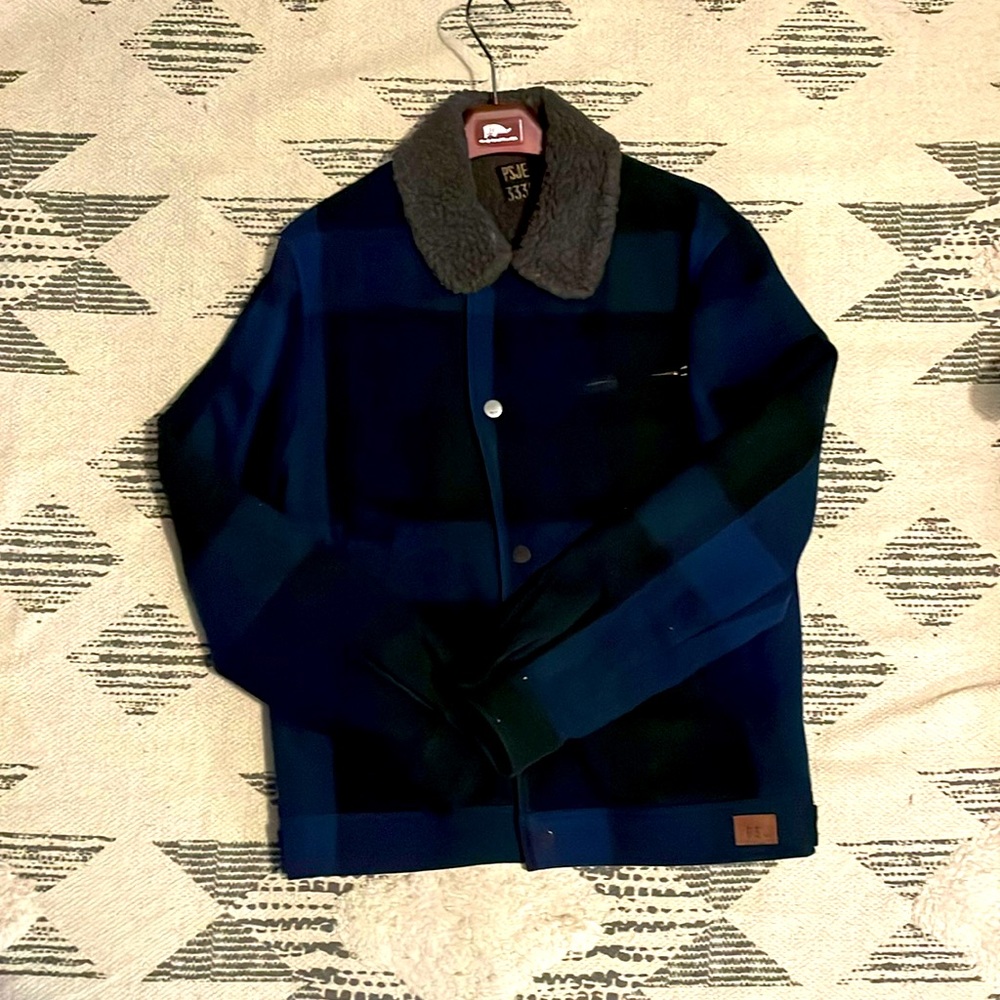 PS Paul Smith plaid wool lined jacket